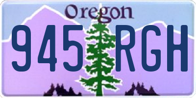 OR license plate 945RGH