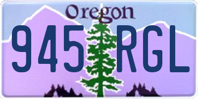 OR license plate 945RGL
