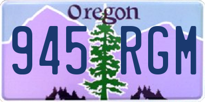 OR license plate 945RGM
