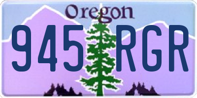 OR license plate 945RGR