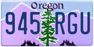 OR license plate 945RGU
