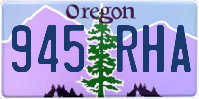 OR license plate 945RHA