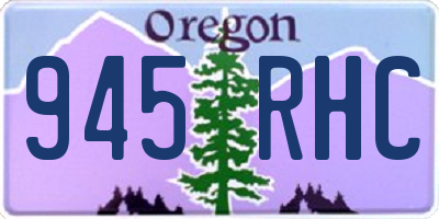 OR license plate 945RHC