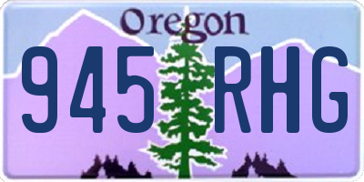 OR license plate 945RHG