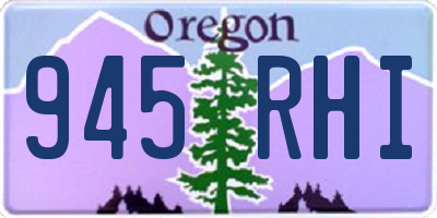 OR license plate 945RHI