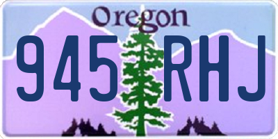 OR license plate 945RHJ
