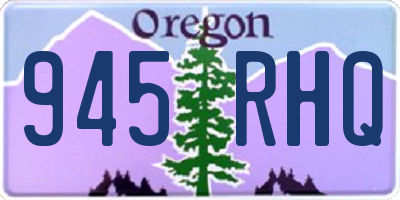 OR license plate 945RHQ
