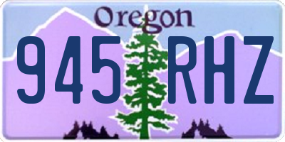 OR license plate 945RHZ
