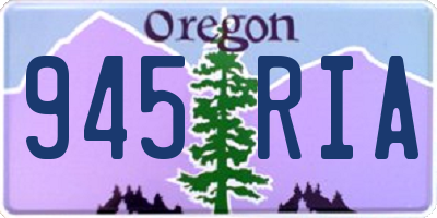 OR license plate 945RIA