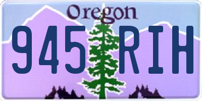 OR license plate 945RIH