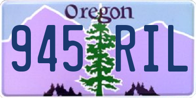 OR license plate 945RIL