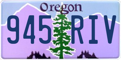 OR license plate 945RIV