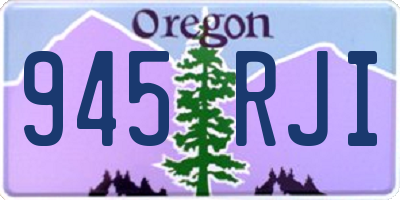 OR license plate 945RJI