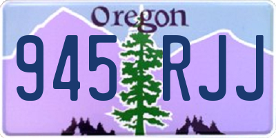 OR license plate 945RJJ