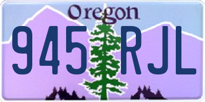 OR license plate 945RJL