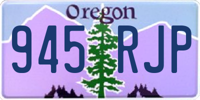 OR license plate 945RJP