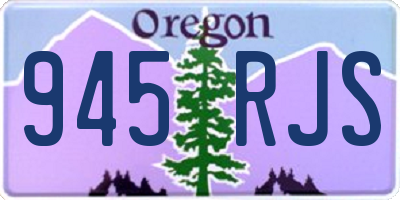 OR license plate 945RJS