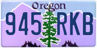 OR license plate 945RKB
