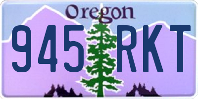 OR license plate 945RKT