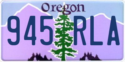 OR license plate 945RLA
