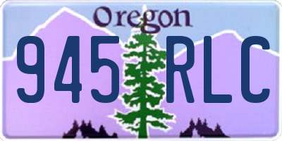 OR license plate 945RLC