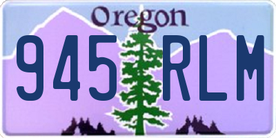 OR license plate 945RLM