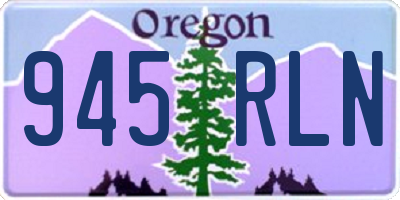 OR license plate 945RLN