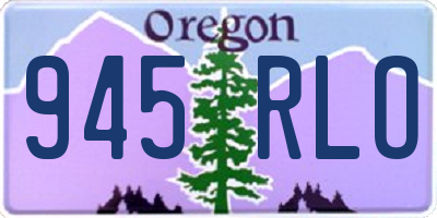 OR license plate 945RLO