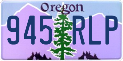 OR license plate 945RLP