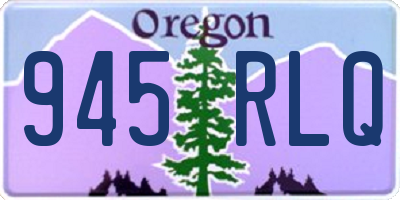 OR license plate 945RLQ