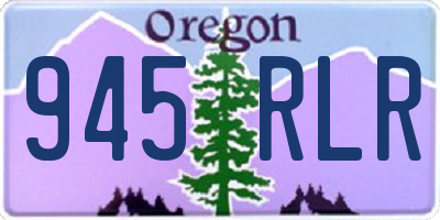 OR license plate 945RLR