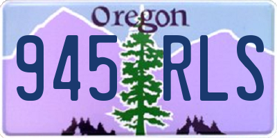 OR license plate 945RLS