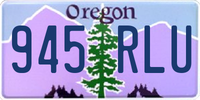 OR license plate 945RLU