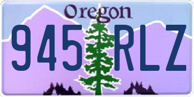 OR license plate 945RLZ