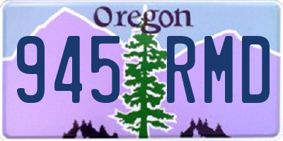 OR license plate 945RMD