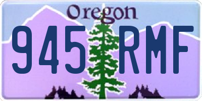 OR license plate 945RMF