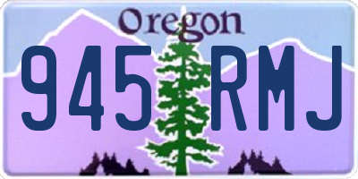 OR license plate 945RMJ