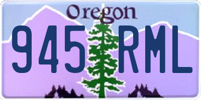 OR license plate 945RML