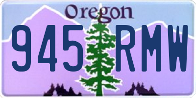 OR license plate 945RMW
