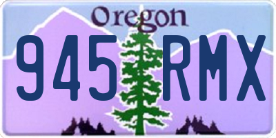 OR license plate 945RMX