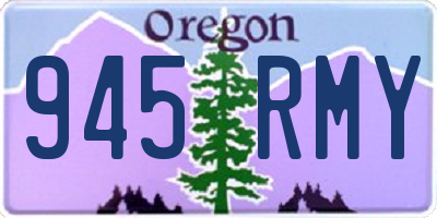 OR license plate 945RMY