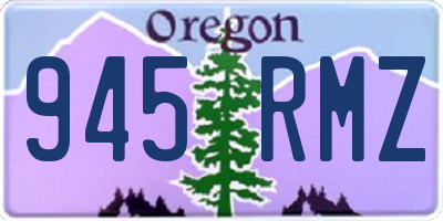 OR license plate 945RMZ