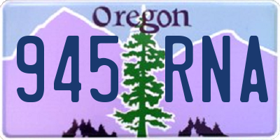 OR license plate 945RNA