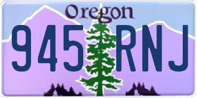 OR license plate 945RNJ