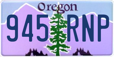 OR license plate 945RNP