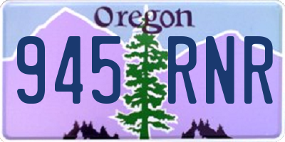 OR license plate 945RNR