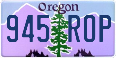 OR license plate 945ROP
