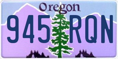OR license plate 945RQN