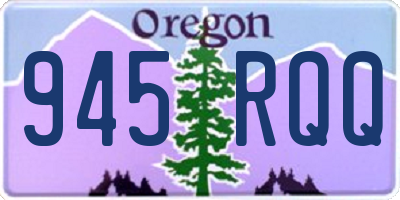 OR license plate 945RQQ