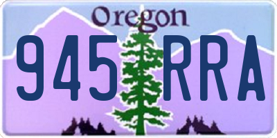 OR license plate 945RRA